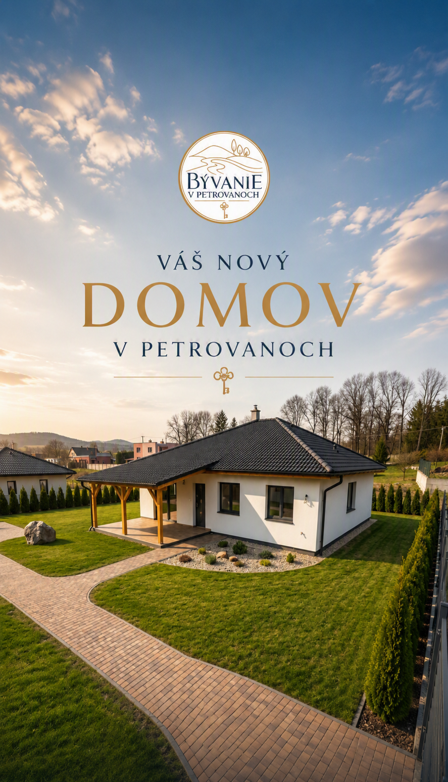 ByvanievPetrovanoch.sk — moderné rodinné domy v Petrovanoch